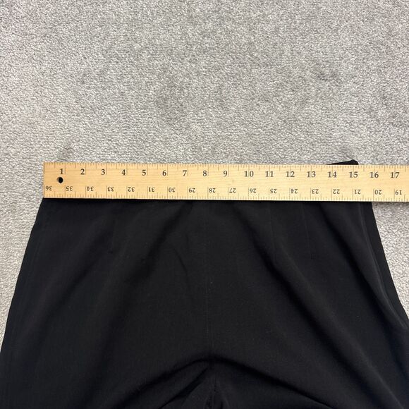 Sigrid Olsen Impressionist Straight Leg Trouser Dress Pants Women 12P Black Work - Picture 15 of 16